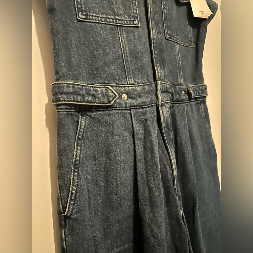 NWT Good American Fit for Success Pleated Jumpsuit - Picture 9 of 13